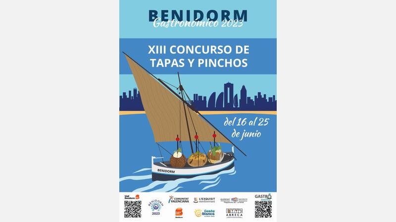 Cartel XIII Concurso de Tapas y Pinchos de Benidorm